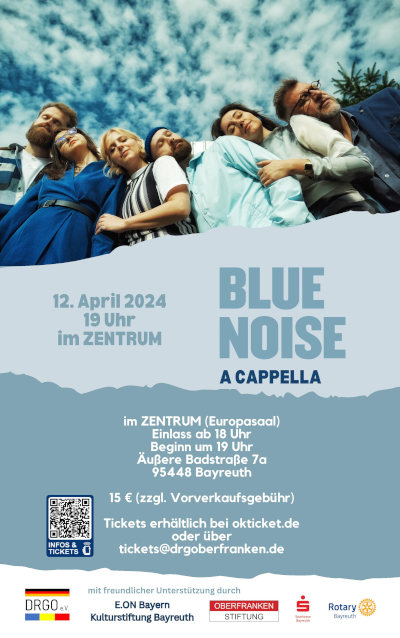 Plakat Blue Noise Konzert Bayreuth 2024